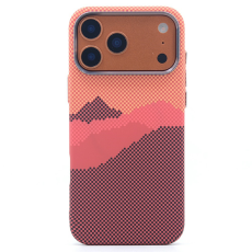 A-One Brand - iPhone 17 Pro Max Mobilskal MagSafe Carbon Fiber - Orange Berg