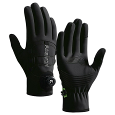 A-One Brand - Varma Handskar Cykel Vindtäta Anti Slip Fleece DB83 - Svart