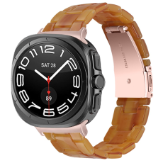 A-One Brand - Galaxy Watch 8/8 Classic (40/44/46mm) Armband Vattentät Acrylic - Caramel
