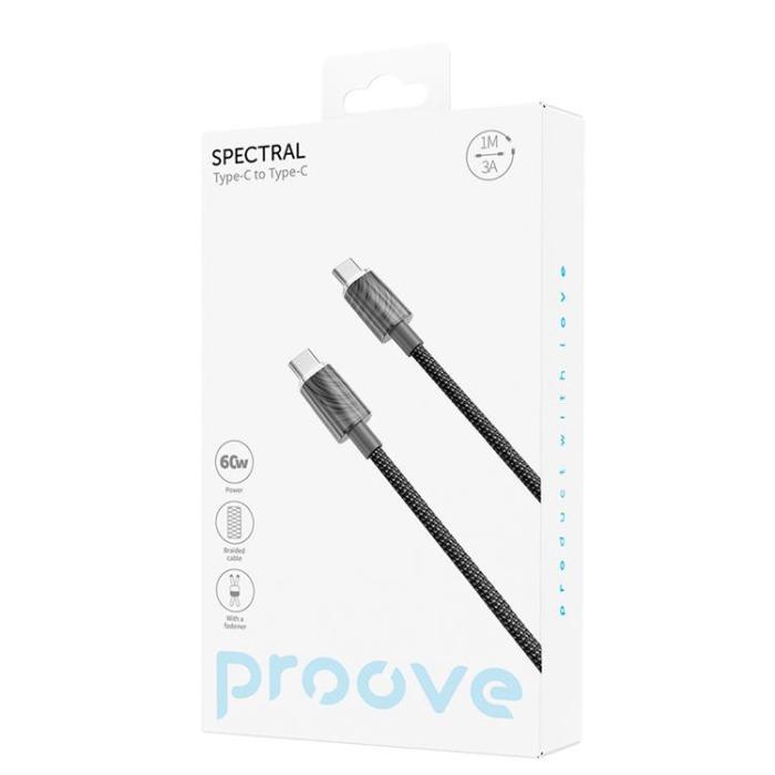 Proove - Proove USB-C - USB-C Kabel 1m Spectral - Grå