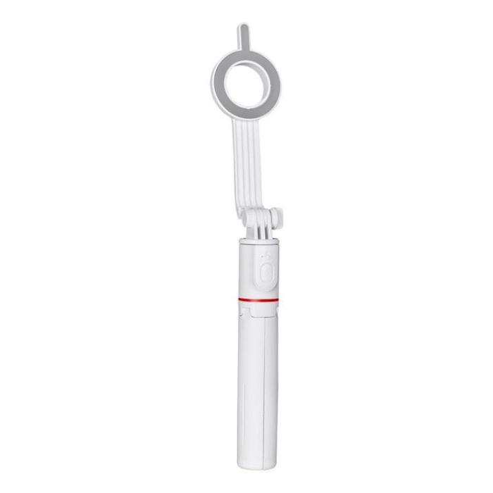 Forcell - Forcell MagSafe Selfiestick Med Trådlös Kontroll F-Grip - Vit