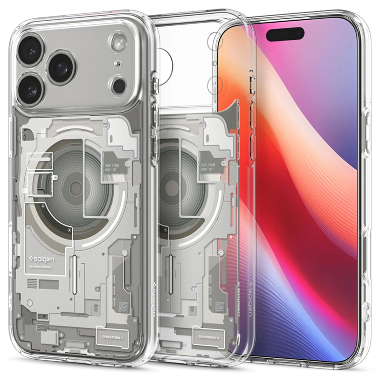 Spigen iPhone 17 Pro Mobilskal Magsafe Ultra Hybrid - Natural Titanium | 2353 | AlltMobil
