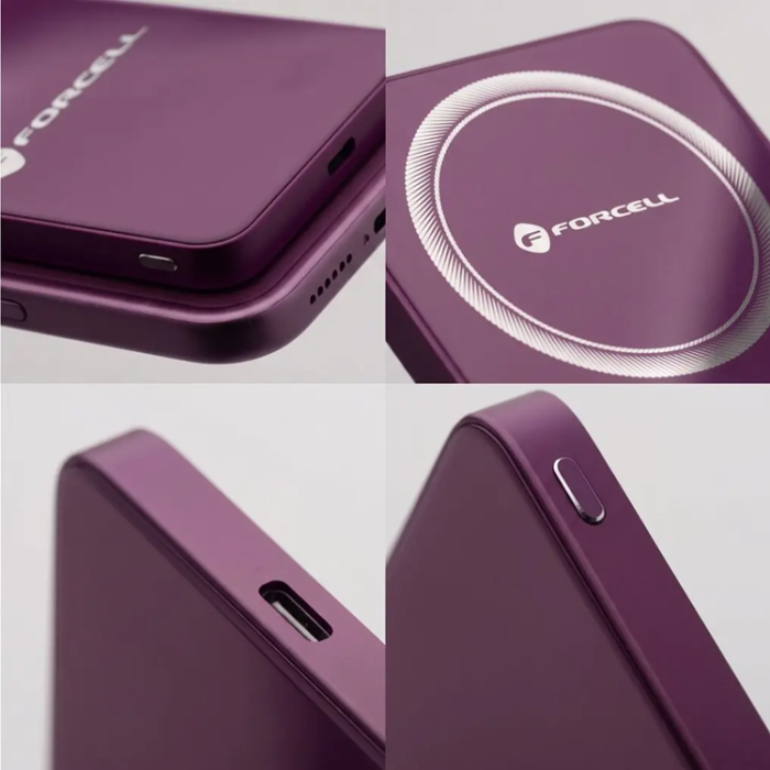 Forcell - Forcell Powerbank 10000 mAh Magsafe 15W Superslim - Cherry