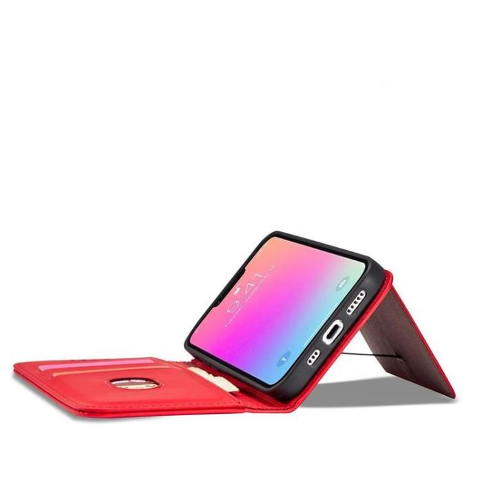 OEM - Galaxy S23 Ultra Plånboksfodral Magnet Flip - Röd