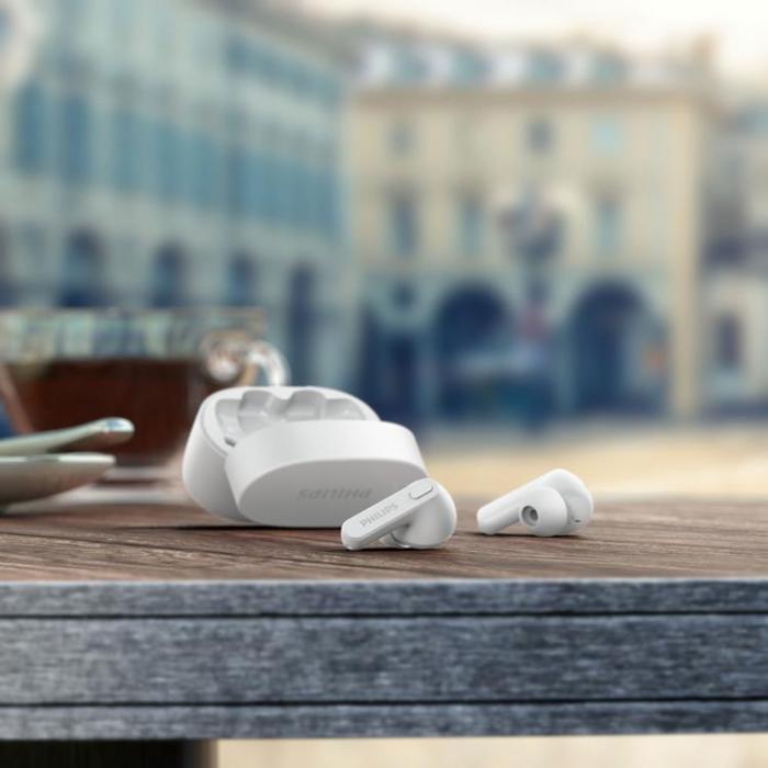 Philips - PHILIPS True Wireless In-Ear-Hörlurar, IPX4-Klass - Vit