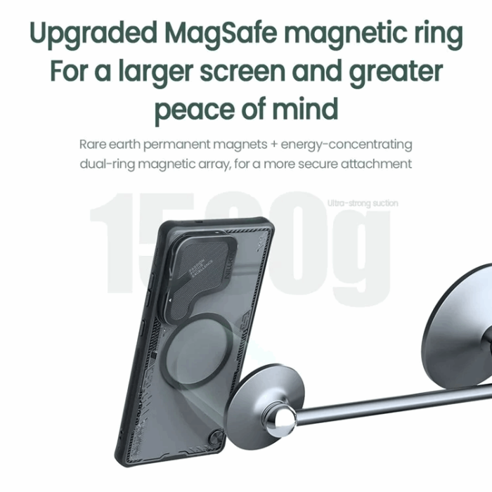 Nillkin - Nillkin Galaxy S25 Ultra Mobilskal Magsafe Iceblade Prop - Svart