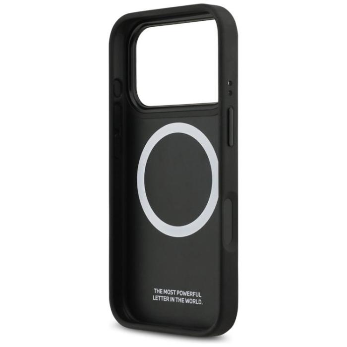 BMW - BMW iPhone 17 Pro Mobilskal MagSafe M Perforated Stripe Logo - Blå