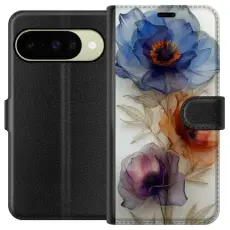 Gustaf - Pl&aring;nboksfodral till Google Pixel 10 med Silkesblommor