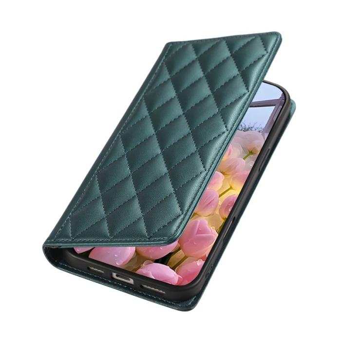 OEM - Plånboksfodral för Samsung Galaxy S26 Konstläder RFID - Grön