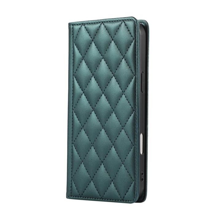 OEM - Plånboksfodral för Samsung Galaxy S26 Konstläder RFID - Grön