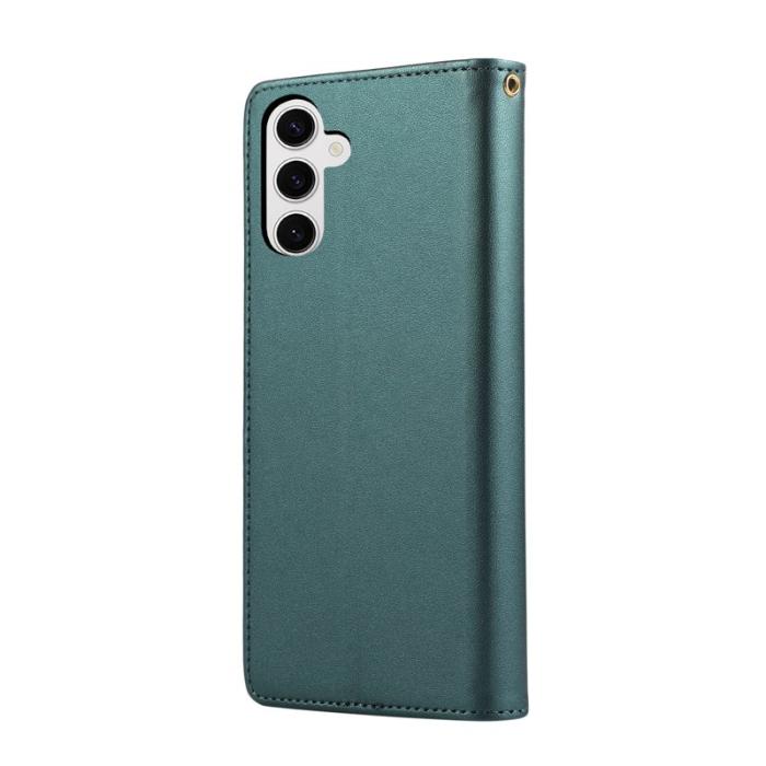 OEM - Plånboksfodral för Samsung Galaxy S26 Konstläder RFID - Grön