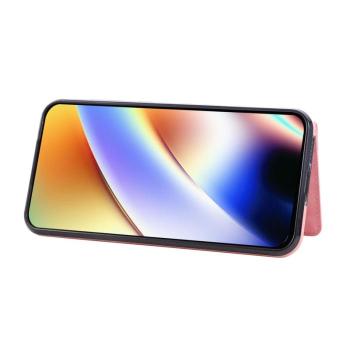 OEM - Mobilfodral för Samsung Galaxy S26 Konstläder + TPU med Kickstand - Roséguld