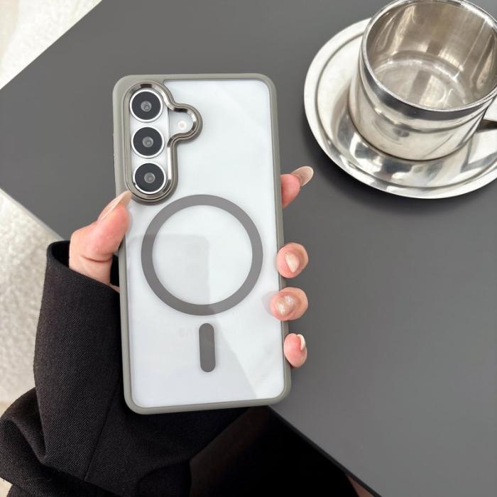 OEM - Mobilskal för Samsung Galaxy S26 Plus Magnetiskt TPU + PC - Grå