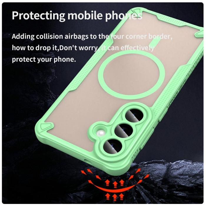 OEM - Mobilskal för Samsung Galaxy S26 Plus Magnetiskt TPU + PC - Grön