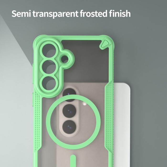 OEM - Mobilskal för Samsung Galaxy S26 Plus Magnetiskt TPU + PC - Grön