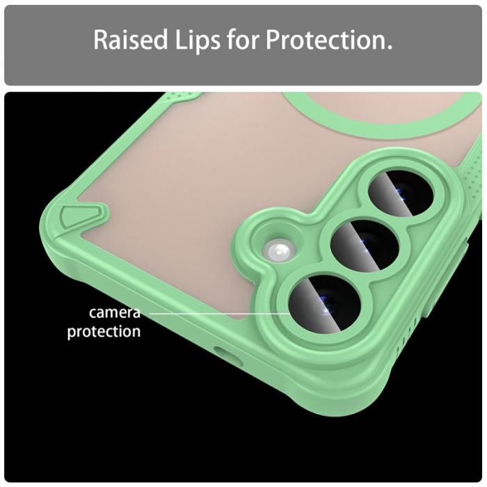 OEM - Mobilskal för Samsung Galaxy S26 Plus Magnetiskt TPU + PC - Grön