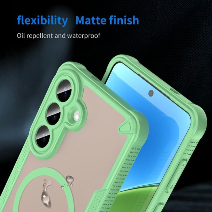 OEM - Mobilskal för Samsung Galaxy S26 Plus Magnetiskt TPU + PC - Grön