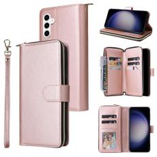 OEM - Mobilfodral f&ouml;r Samsung Galaxy S26 Plus Konstl&auml;der 9 kortfack - Ros&eacute;guld
