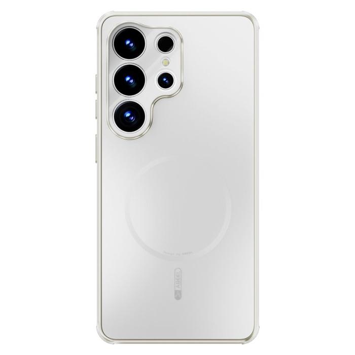 ABEEL - ABEEL Mobilskal för Samsung Galaxy S26 Ultra Magnetiskt TPU + PC - Vit