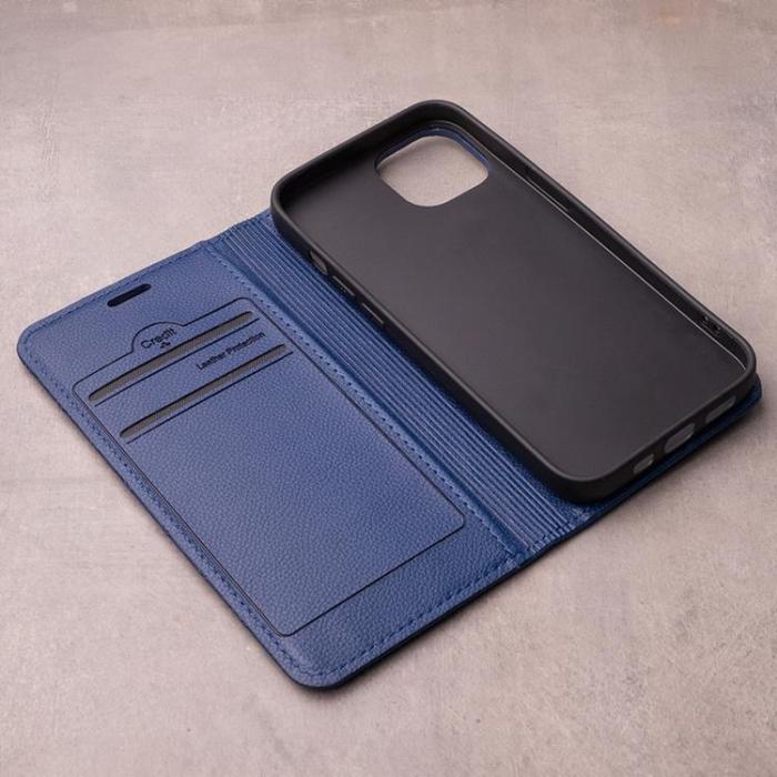 OEM - Xiaomi Redmi A3 4G Plånboksfodral Smart Caro - Marinblå