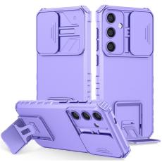 OEM - Mobilskal f&ouml;r Samsung Galaxy S26 Plus Kamera Skydd PC + TPU - Lila