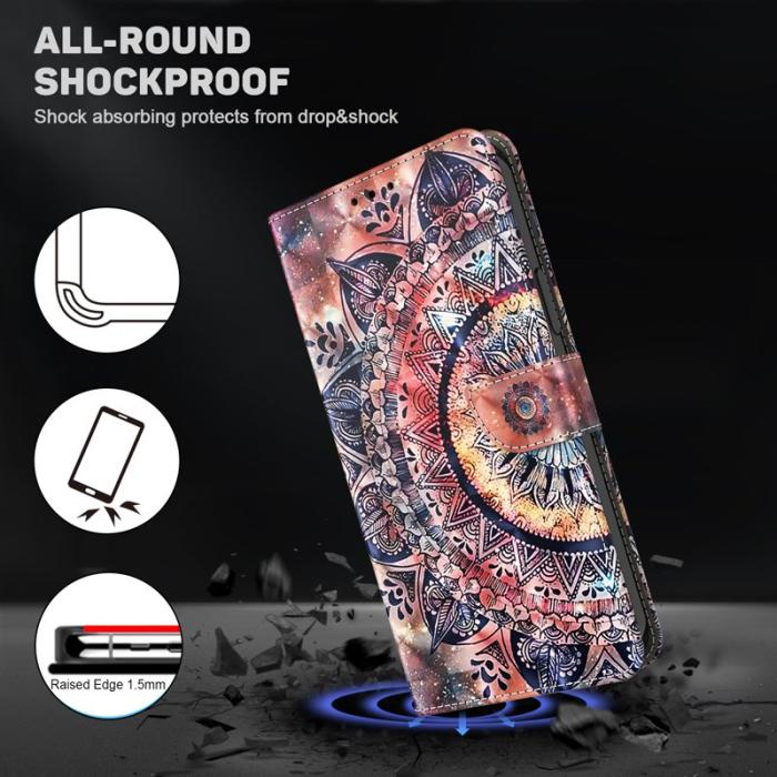 OEM - Mobilskal för Samsung Galaxy S26 Stativmönster Konstläder - Mandala