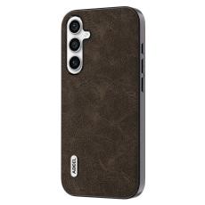 ABEEL - ABEEL Mobilskal till Samsung Galaxy A34 5G Litchi Textur Khaki
