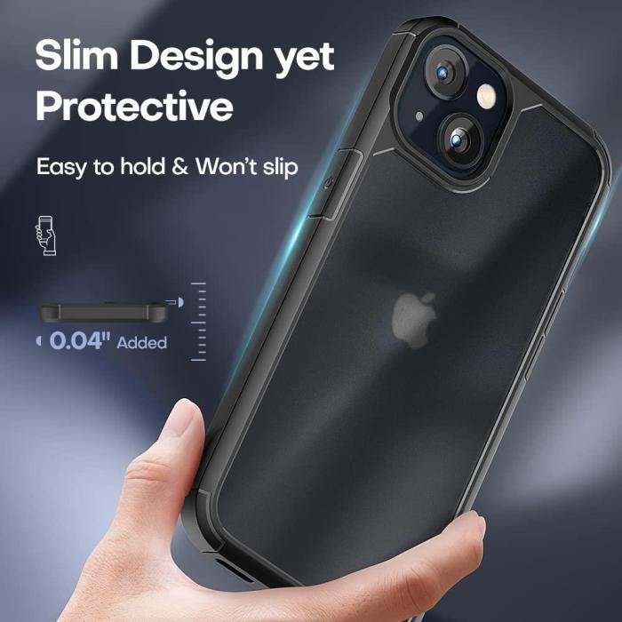 Boom of Sweden - [6in1] BOOM iPhone 14 Plus Skal - Kameralinsskydd - Härdat Glas - MagSafe Ring