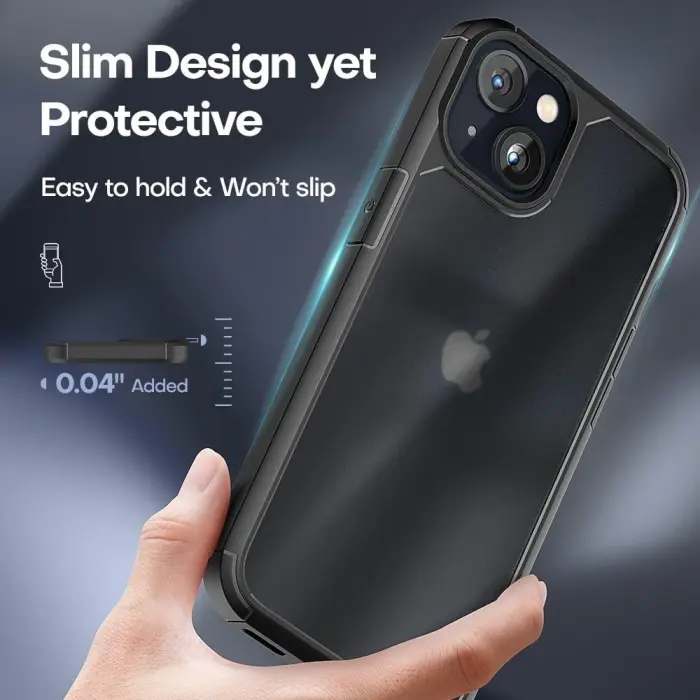 Boom of Sweden - [6in1] BOOM iPhone 14 Plus Skal - Kameralinsskydd - Härdat Glas - MagSafe Ring
