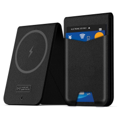 Mutural - Mutural Korthållare Magsafe med Find My-funktion Anti-Lost - Svart