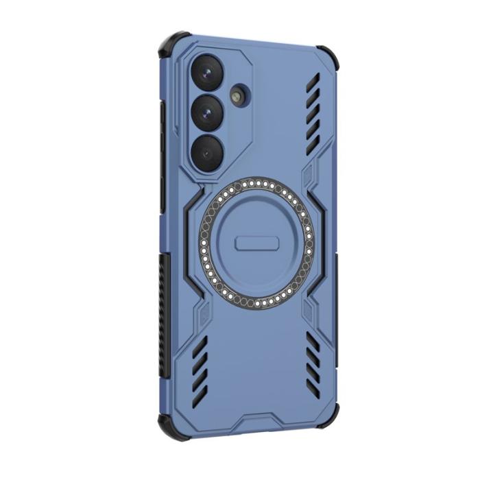 OEM - Mobilskal till Samsung Galaxy S26 Plus Magnetiskt Butterfly Armor PC + TPU - Blå