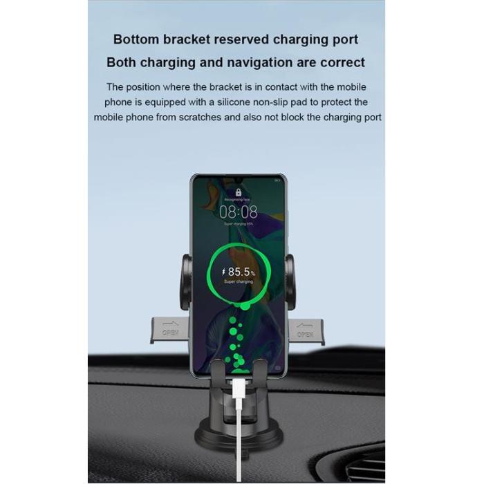 Floveme - Floveme Mobilhållare för Bil F2 - Svart