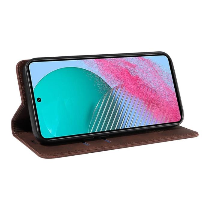 BETOPNICE - BETOPNICE 003 för Samsung Galaxy M54 5G Plånboksfodral Konstläder - Brun