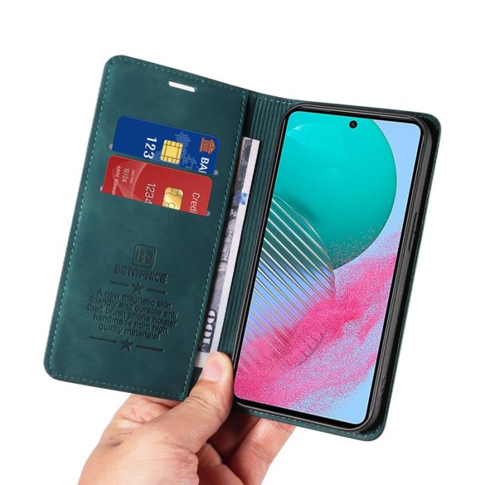 BETOPNICE - BETOPNICE 003 för Samsung Galaxy M54 5G Plånboksfodral Konstläder - Grön