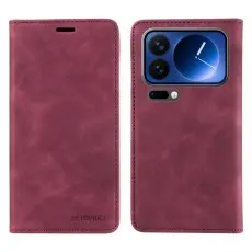 BETOPNICE - BETOPNICE Xiaomi 17 Pro Pl&aring;nboksfodral Konstl&auml;der - R&ouml;d