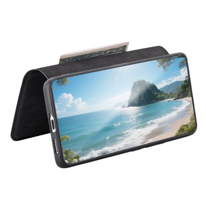 CASENEO - CASENEO MW-03 Plånboksfodral för Xiaomi 15T Pro Konstläder - Svart