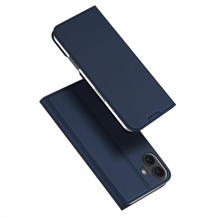 Dux Ducis - DUX DUCIS Skin Pro Series iPhone 16 Plus Fodral KonstLäder - Blå