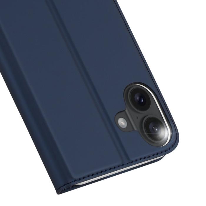 Dux Ducis - DUX DUCIS Skin Pro Series iPhone 16 Plus Fodral KonstLäder - Blå