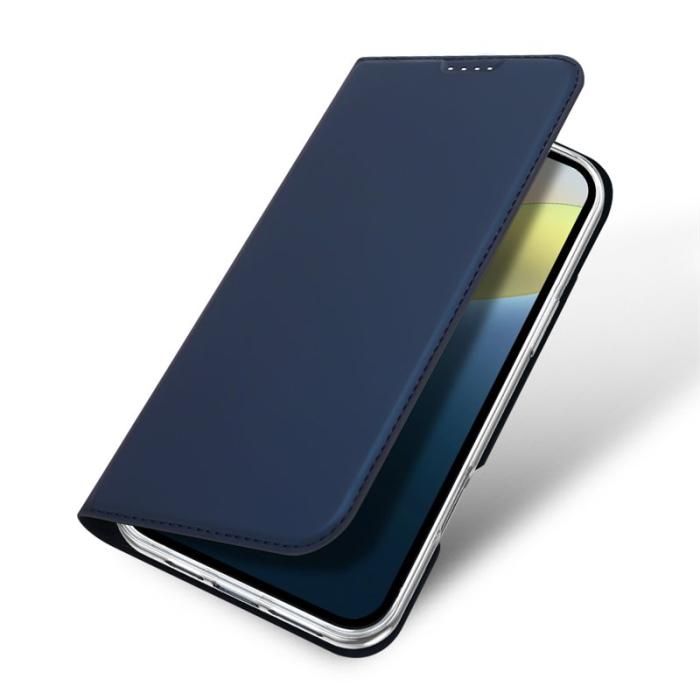 Dux Ducis - DUX DUCIS Skin Pro Series iPhone 16 Plus Fodral KonstLäder - Blå
