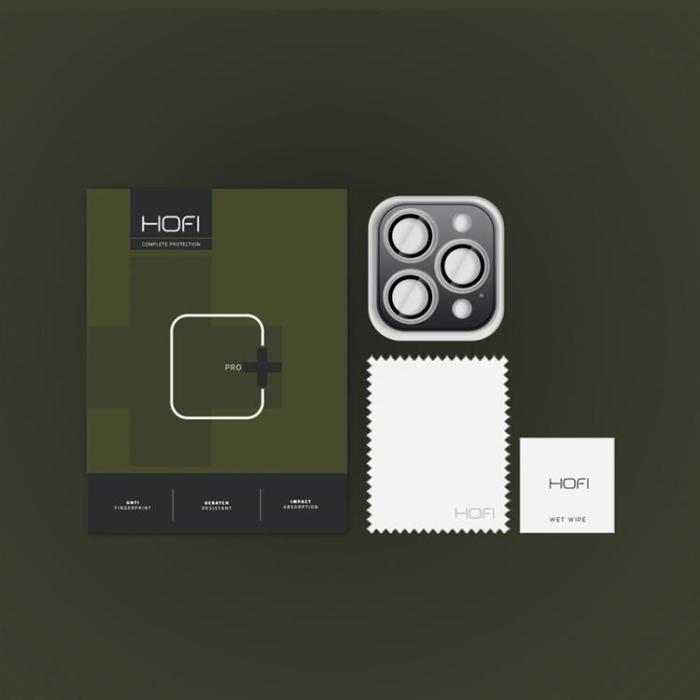 Hofi - HOFI iPhone 16 Pro/16 Pro Max Kameralinsskydd Härdat Glas - Clear