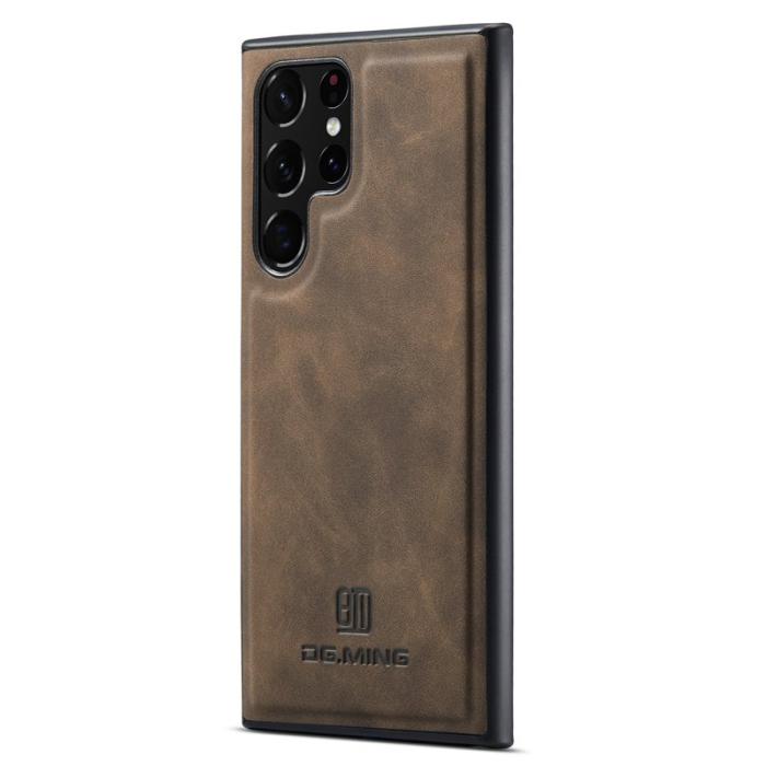 DG.MING - DG.MING Mobilskal till Samsung Galaxy S25 Ultra PU Läder Brun
