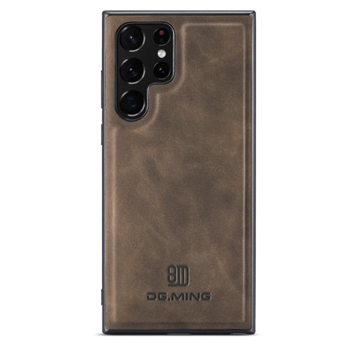 DG.MING - DG.MING Mobilskal till Samsung Galaxy S25 Ultra PU Läder Brun