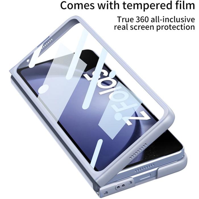 GKK - GKK Protective Fodral Samsung Galaxy Z Fold5 Hard PC+PU - Grön