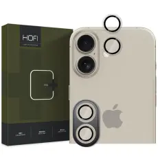 Hofi - Hofi iPhone 16/16 Plus Kameralinsskydd H&auml;rdat Glas - Clear