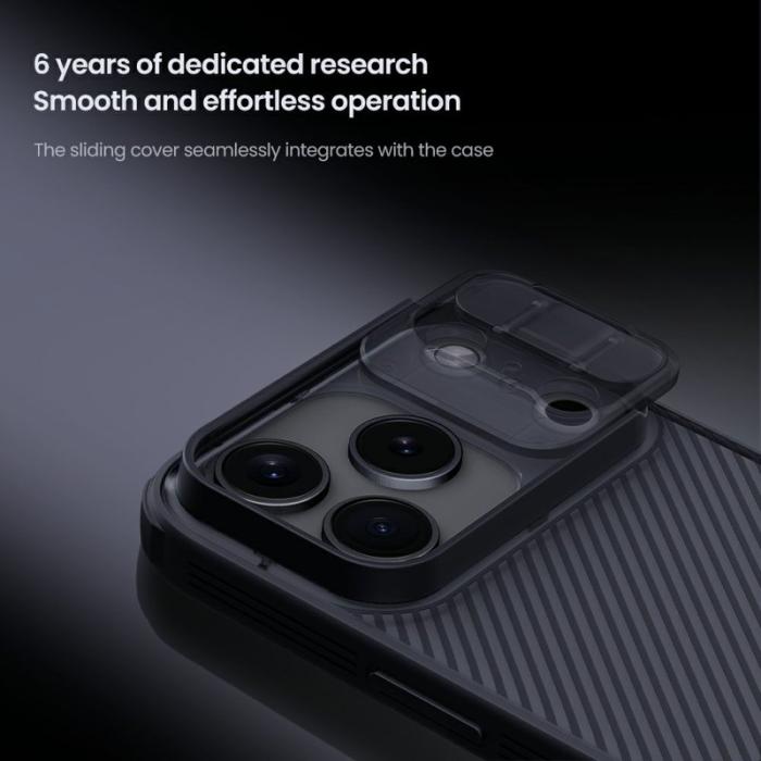 Nillkin - NILLKIN Camshield Pro Mobilskal till iPhone 17 Pro TPU + PC Klar Svart