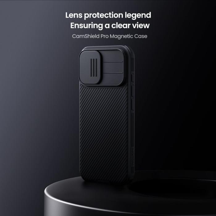 Nillkin - NILLKIN Camshield Pro Mobilskal till iPhone 17 MagSafe TPU + PC Svart
