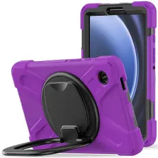 A-One Brand - Mobilskal till Galaxy Tab A9 Kickstand Handle Grip - Lila