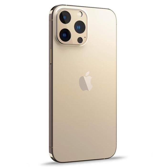 UTGATT - Spigen Optik.Tr 2-Pack Kameraskydd iPhone 13 Pro / 13 Pro Max - Guld