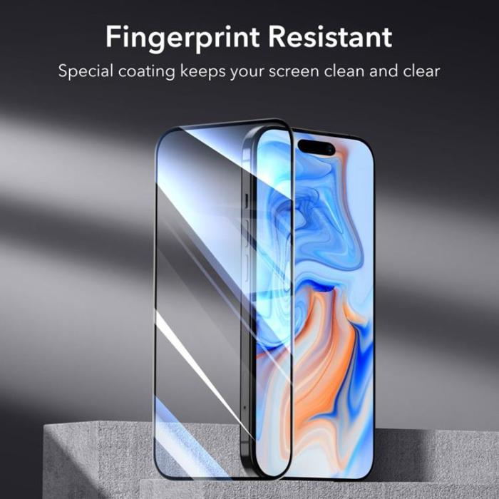 ESR - [2-Pack] ESR iPhone 15 Härdat Glas Skärmskydd