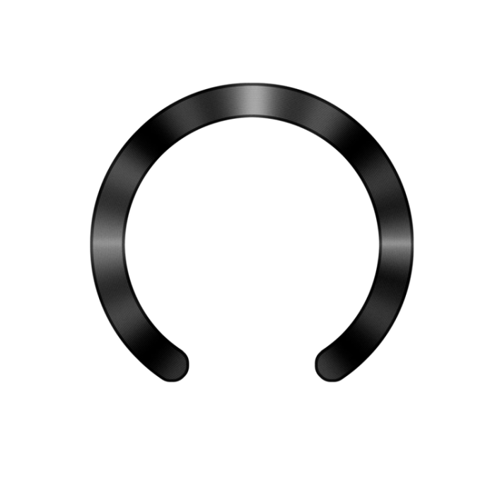 Tech-Protect - Tech-Protect 2-Pack MagSafe Magnetic Ring MMP-210 - Svart/Orange